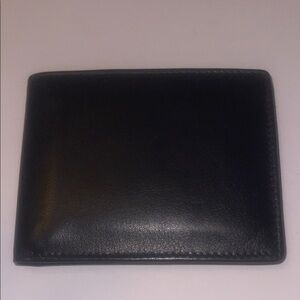 Lodis Black Leather Bi-Fold Card & Key Holder